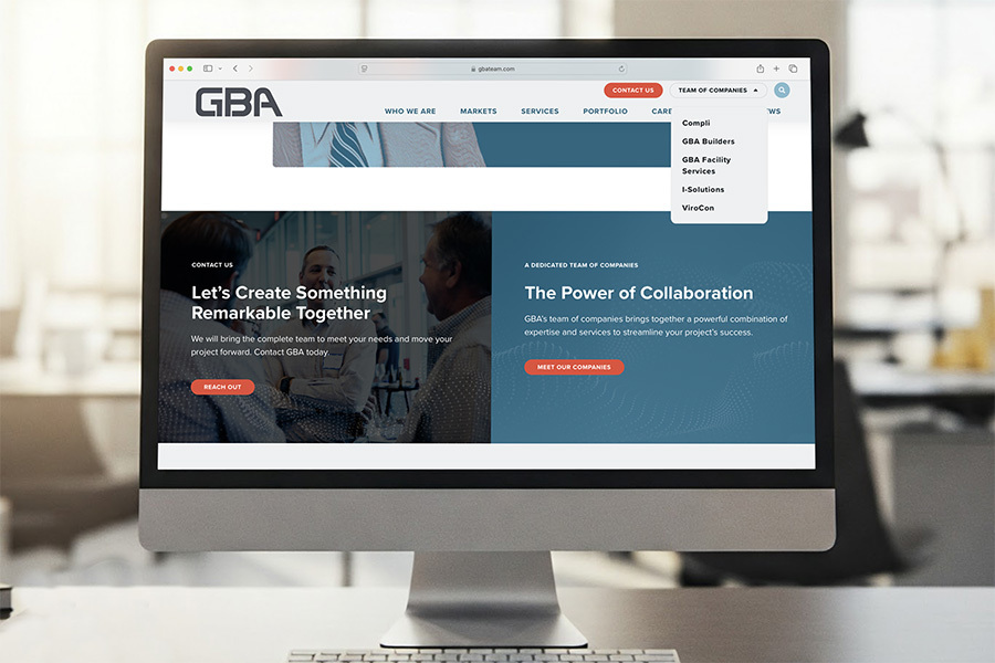 Enhanced Website Unifies GBA’s Team of Companies