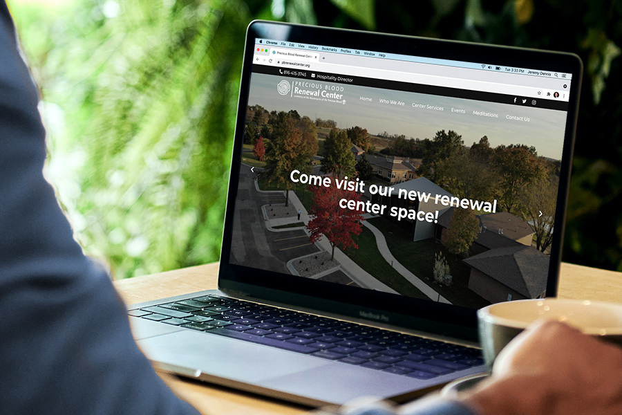 Precious Blood Renewal Center Website Redesign